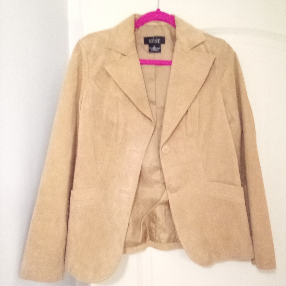 Mark Alan Suede Blazer Jacket - image 5